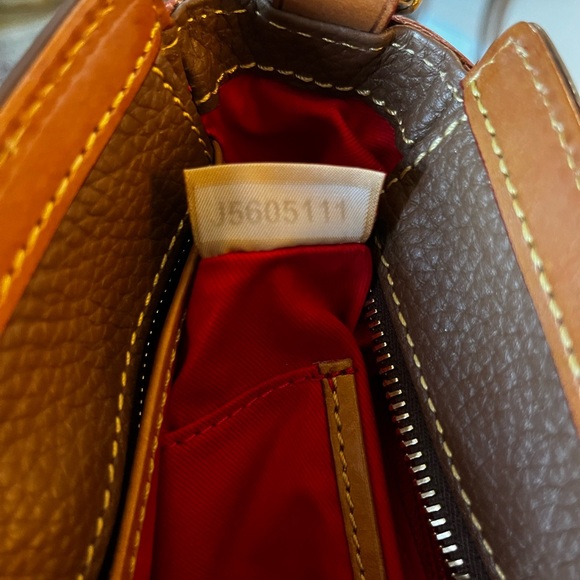 Dooney & Bourke Brown and Tan Leather Bag - Picture 10 of 16